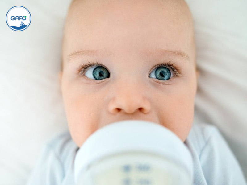 Bé 6 tháng tuổi uống sữa gì tăng cân, tốt cho hệ tiêu hoá của con