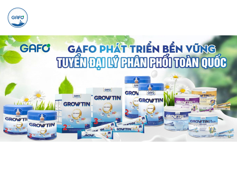 Tuyển dụng đại lý sữa Gafo Hà Giang